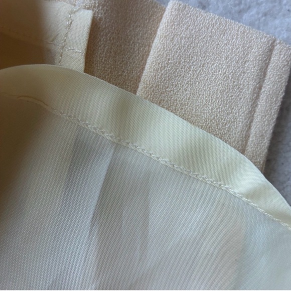 Tahari Cream Midi Pencil Skirt - Picture 3 of 4